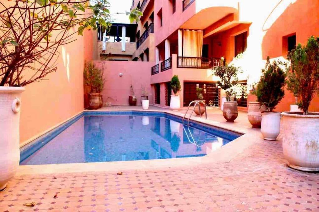 Cosy Appartement Au Coeur De Gueliz Marrakesz Zewnętrze zdjęcie